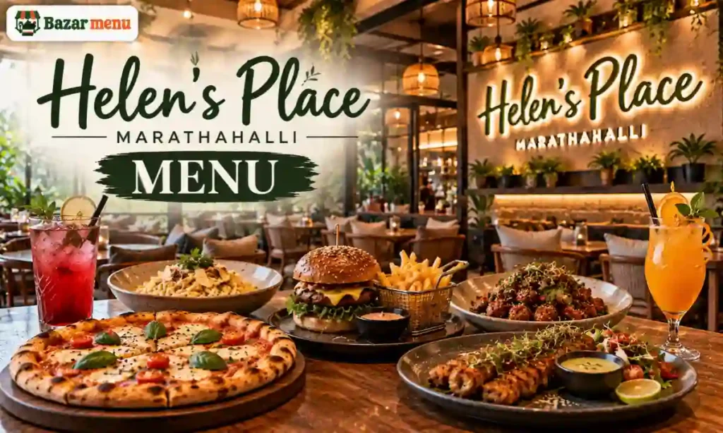 Helen’s Place Marathahalli Menu