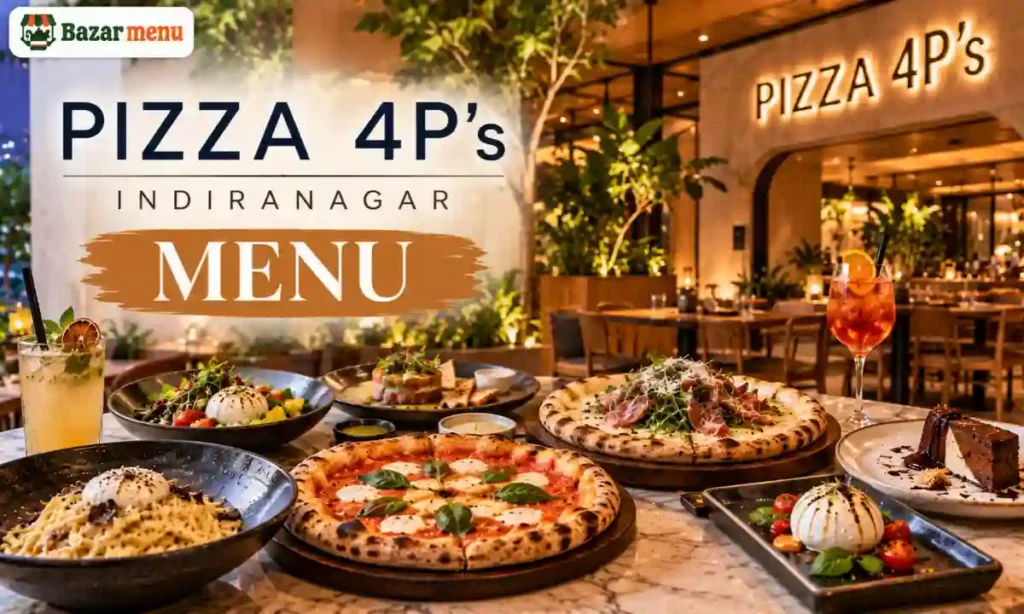 Pizza 4P's Indiranagar Menu